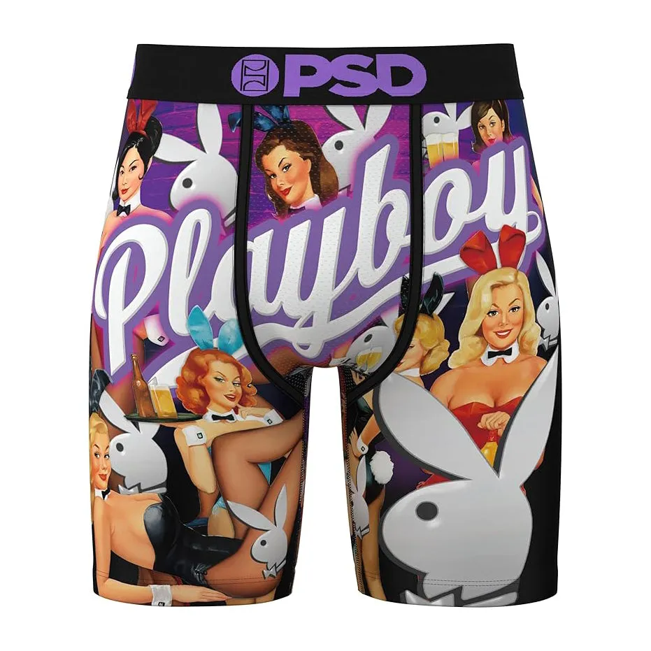 PSD Men's Multicolor Playboy Boxer Briefs Medium Underwear (Knit) - 424180002-MUL-M