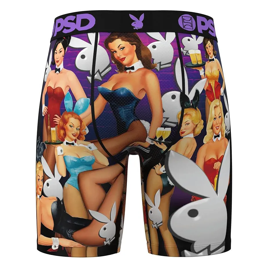 PSD Men's Multicolor Playboy Boxer Briefs Medium Underwear (Knit) - 424180002-MUL-M