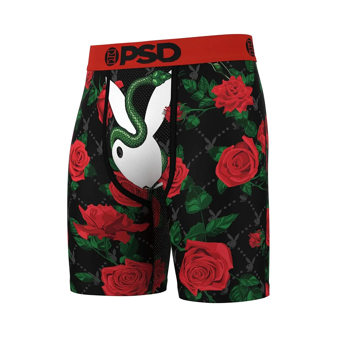 PSD Men's Multicolor Playboy Slither Boxer Briefs Large Underwear - 324180006-MUL-L