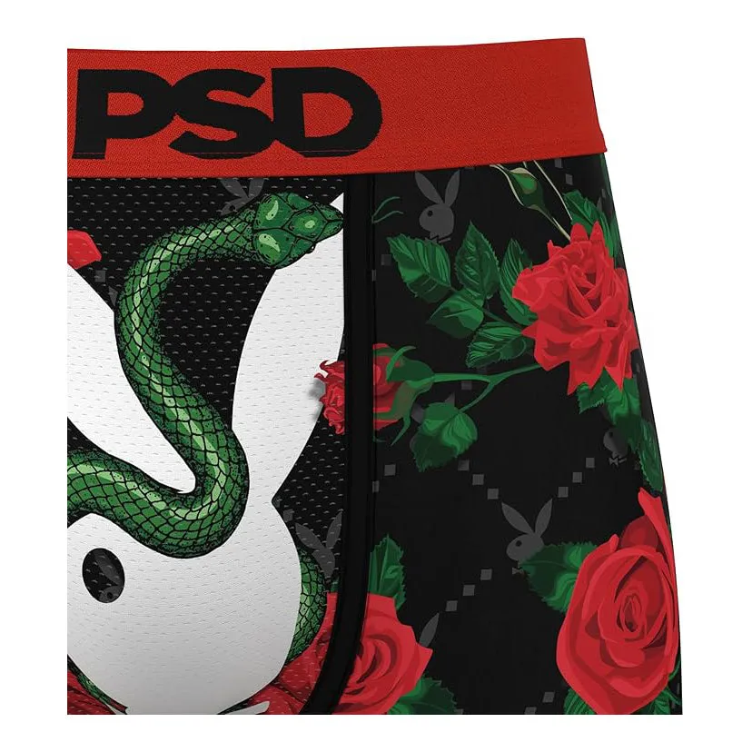 PSD Men's Multicolor Playboy Slither Boxer Briefs Large Underwear - 324180006-MUL-L