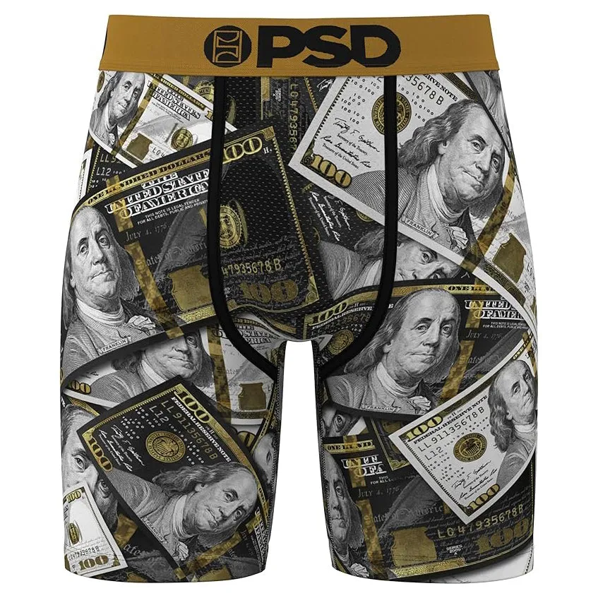 PSD Men's Multicolor Rich Drip 3-Pack Boxer Briefs Large Underwear - 323180185-MUL-L