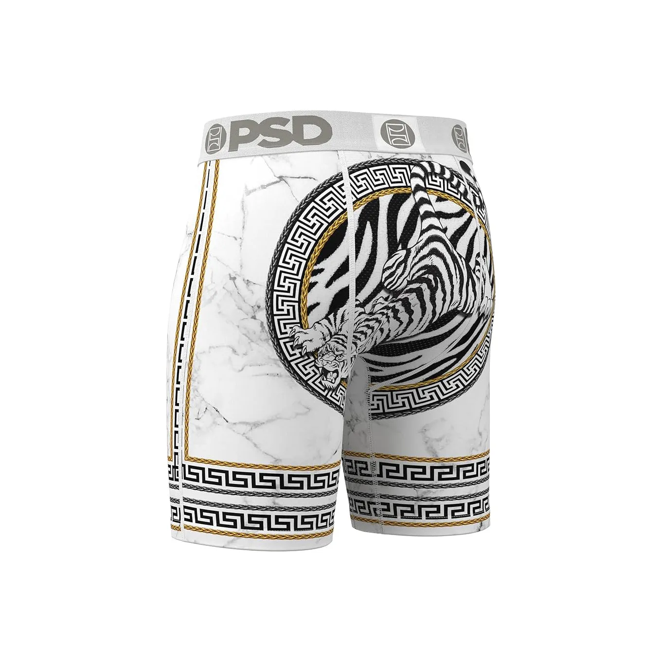PSD Men's Multicolor Rich Tiger Boxer Brief Small Underwear - 424180053-MUL-S