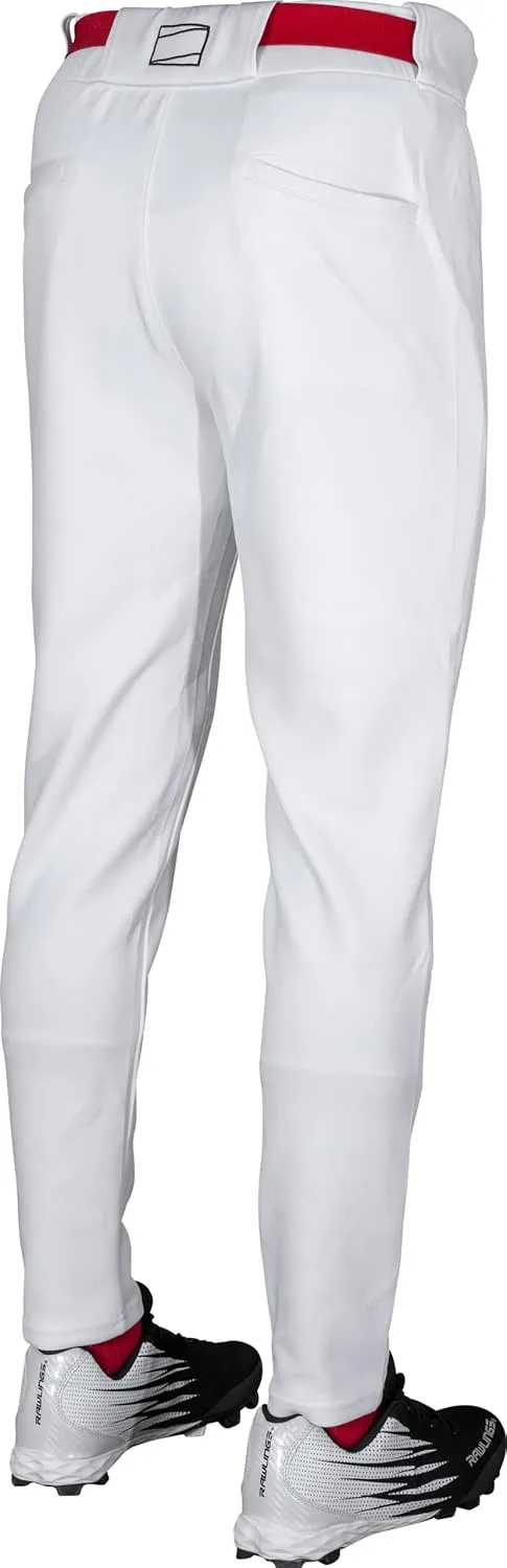 Rawlings Men's Pro 150 Series Baseball Pant | Jogger Fit | Adult Sizes | Solid & Piped Options
