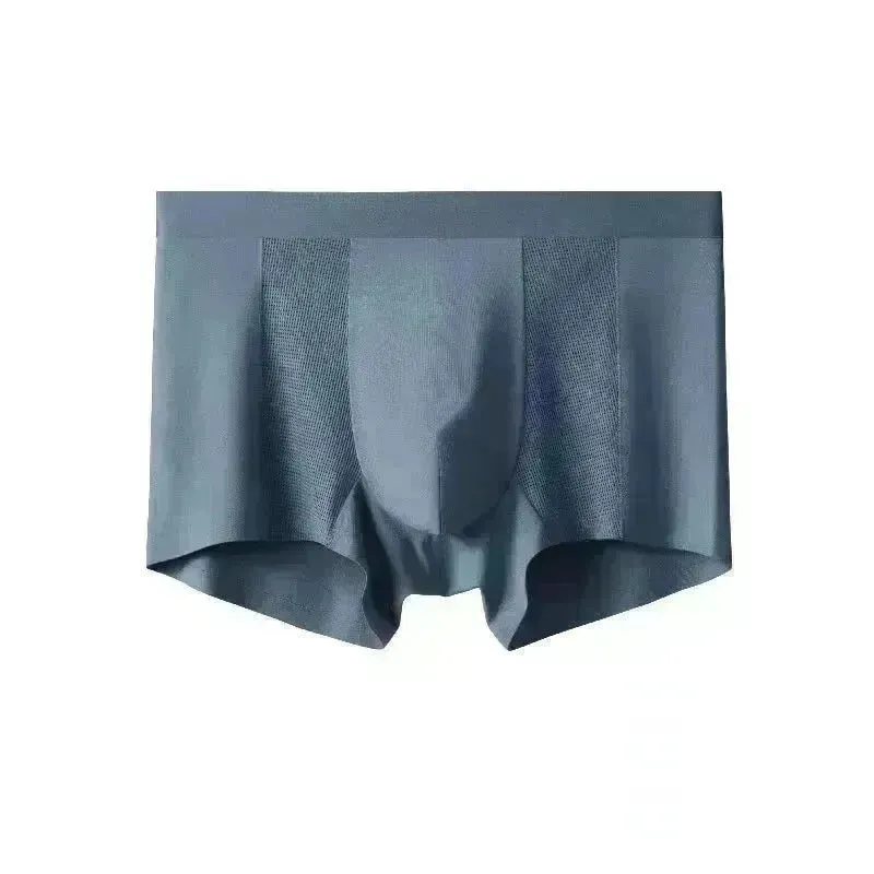 Seamless Breathable Modal Spandex Men's Boxer Briefs Underwear