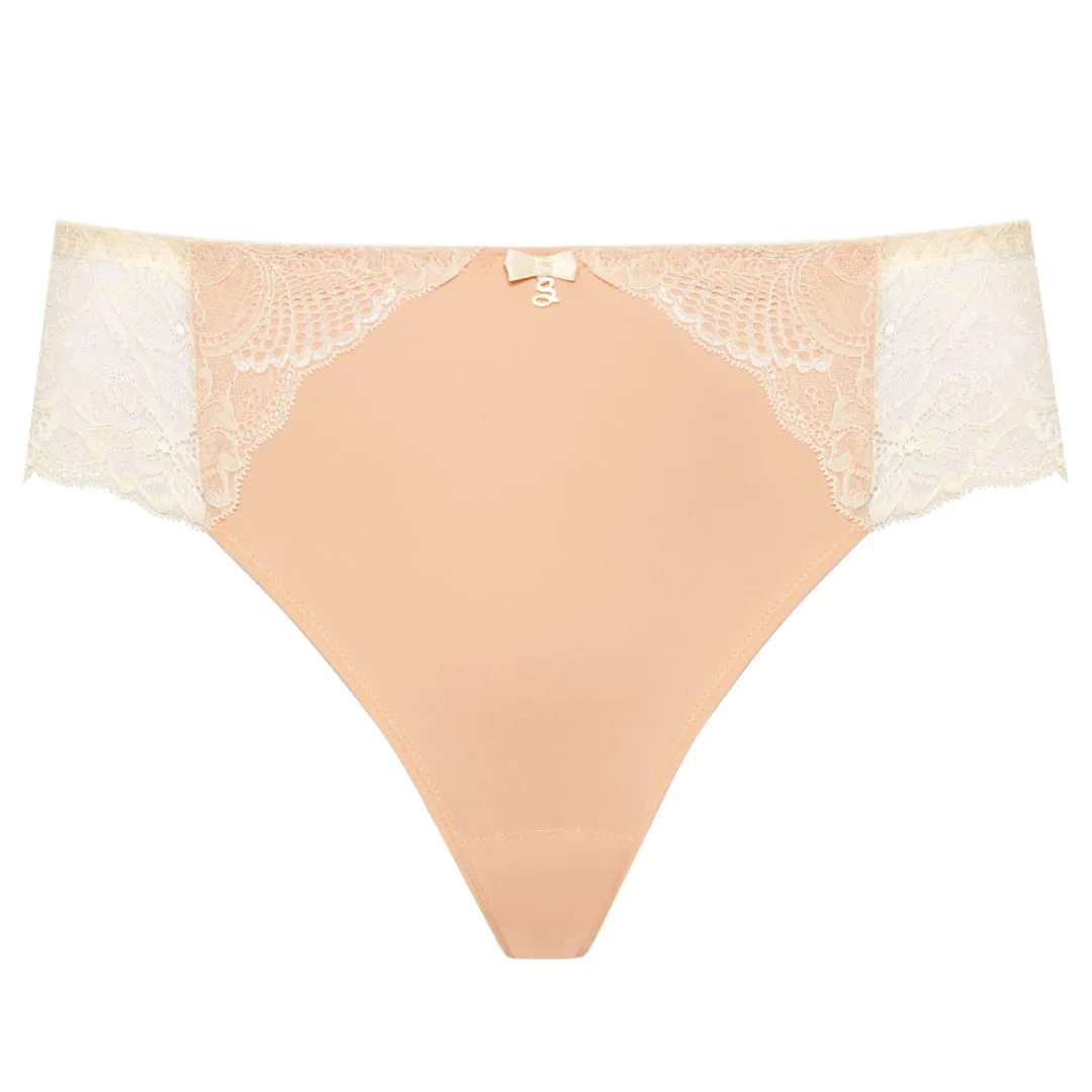 Sheer Mesh Tulle Embroidered Brief Panty Anabelle