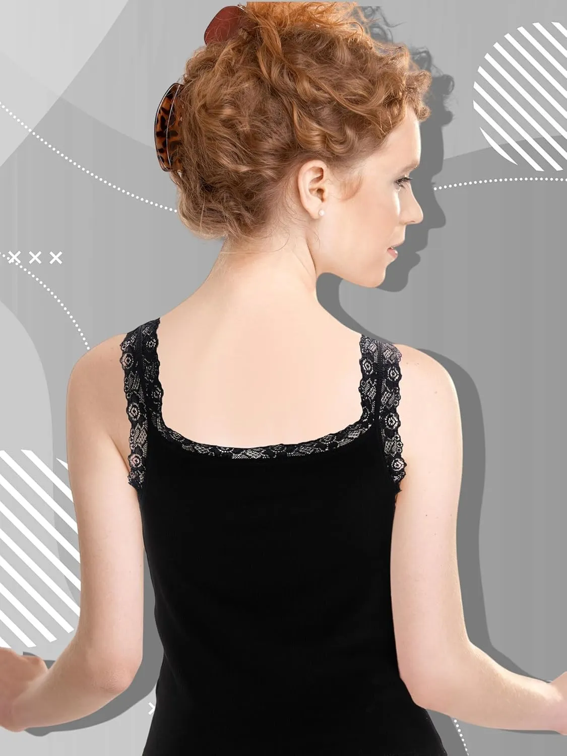 Sintege 3 Pcs Women's Lace Patchwork Tank Top Lace Camisole Tank Sleeveless Cami Crop Lacework Trim Y2k Tops