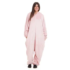 Snuggs Blanket Onesie Dusty Rose
