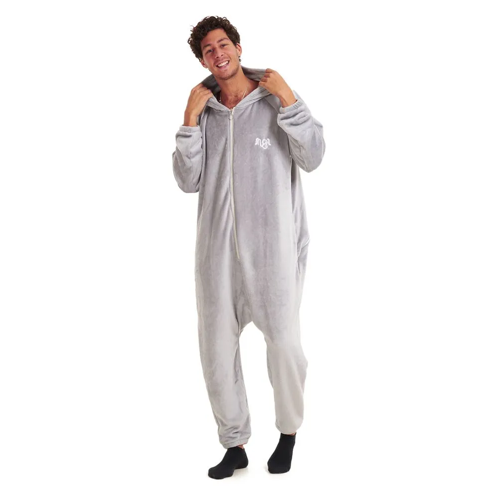 Snuggs Blanket Onesie Grey