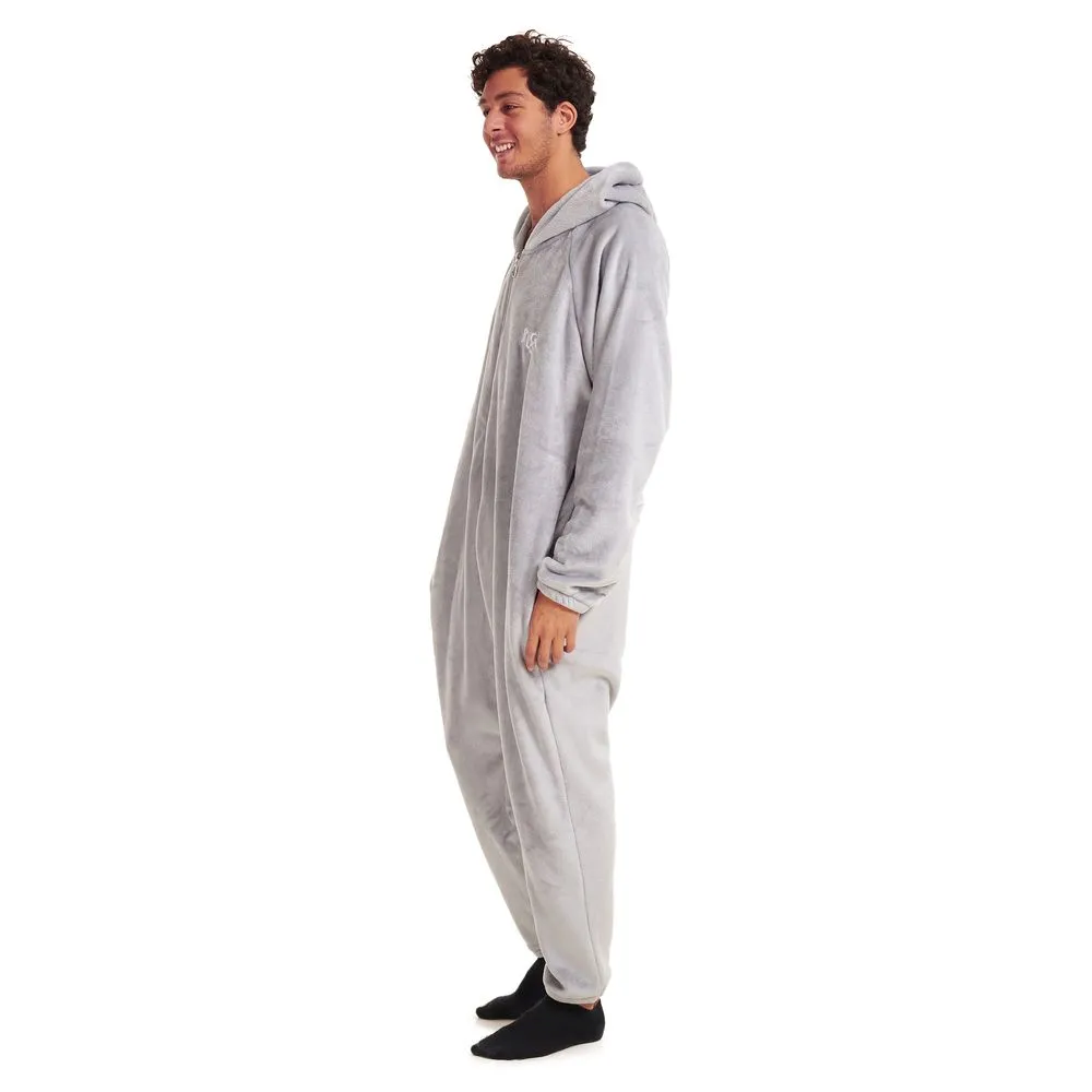 Snuggs Blanket Onesie Grey