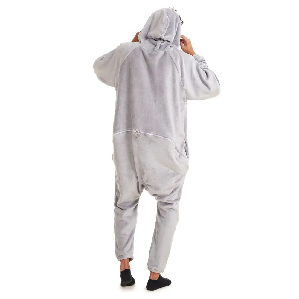 Snuggs Blanket Onesie Grey