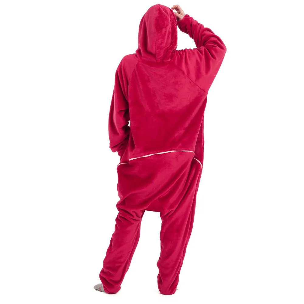 Snuggs Blanket Onesie Red