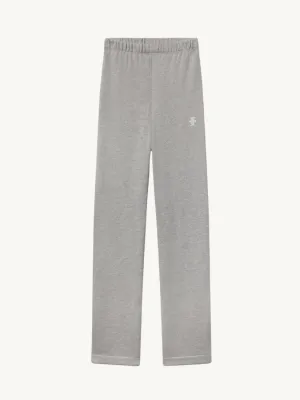 Straight Leg Sweatpant Heather Grey