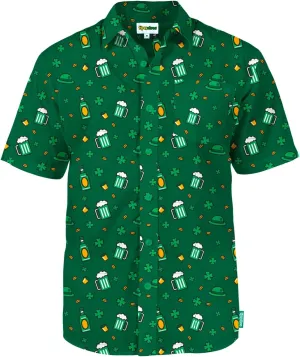 Tipsy Elves Button Down Shirts for Men - Valentines Day, Mardi Gras and St Patricks Day Mens Button Ups