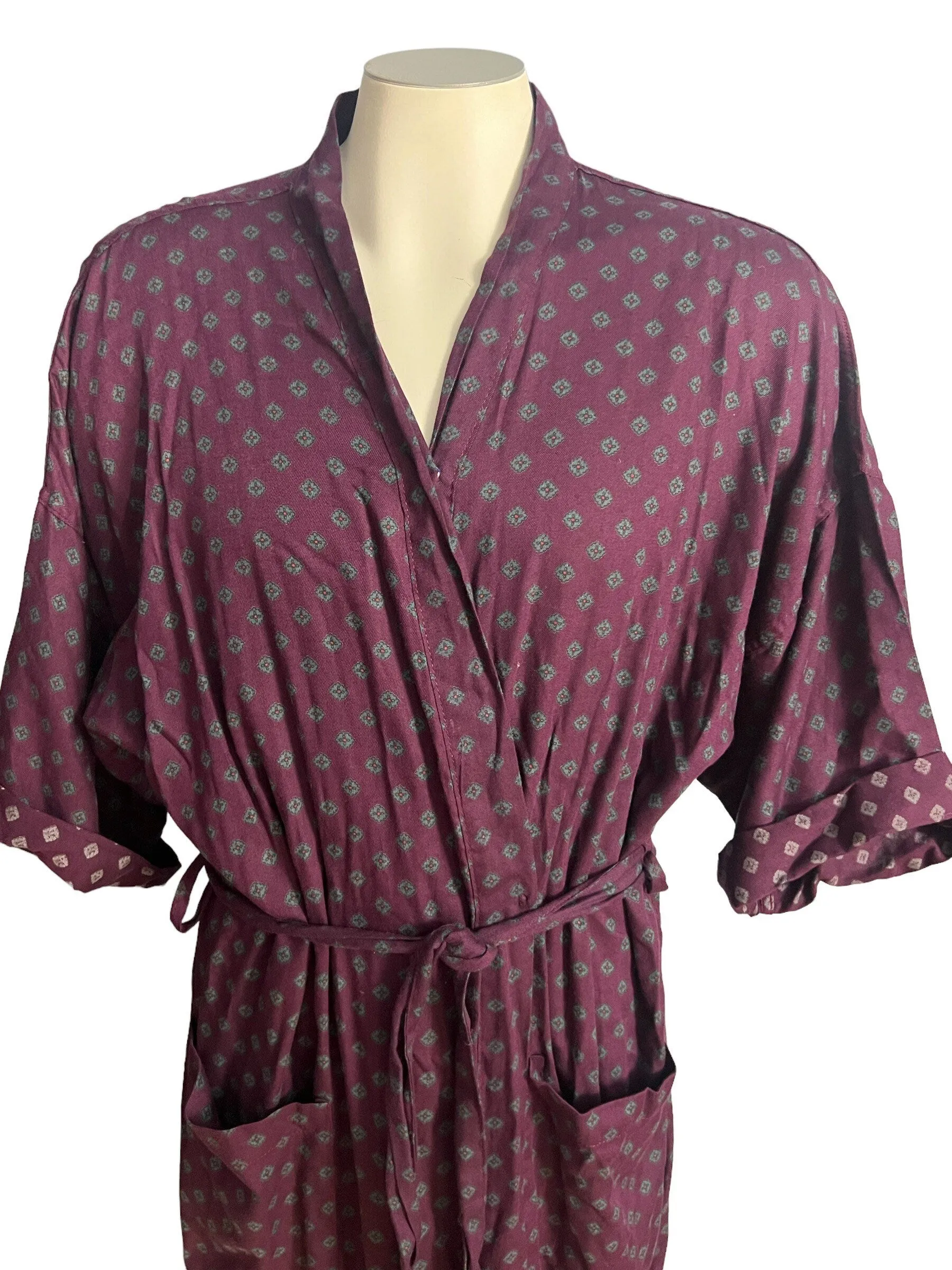 Vintage men's robe Hasting & Smith L