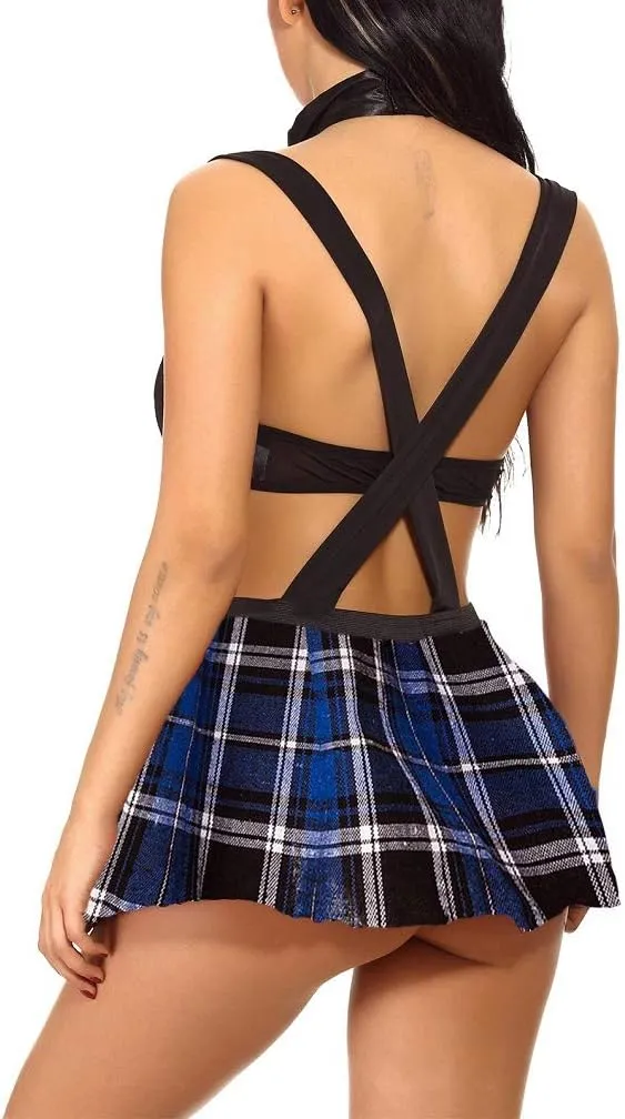 Women Schoolgirl Roleplay Lingerie Set Sexy Student Costumes