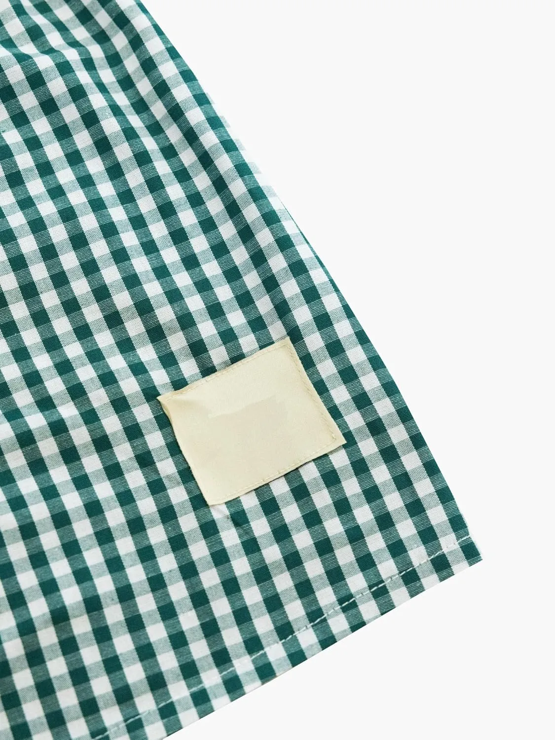 Womens Gingham Mini Skirts Y2k Going Out Elastic Waistband Plaid Checkered Streetwear Cute Summer Boxer Short Skirt
