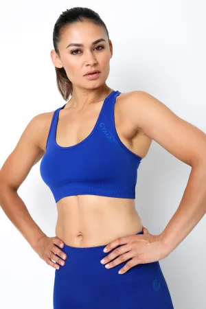 Womens - Lili Seamless Sports Bra - Blue